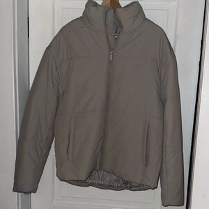 Calvin Klein Men's Taupe Puffer Jacket